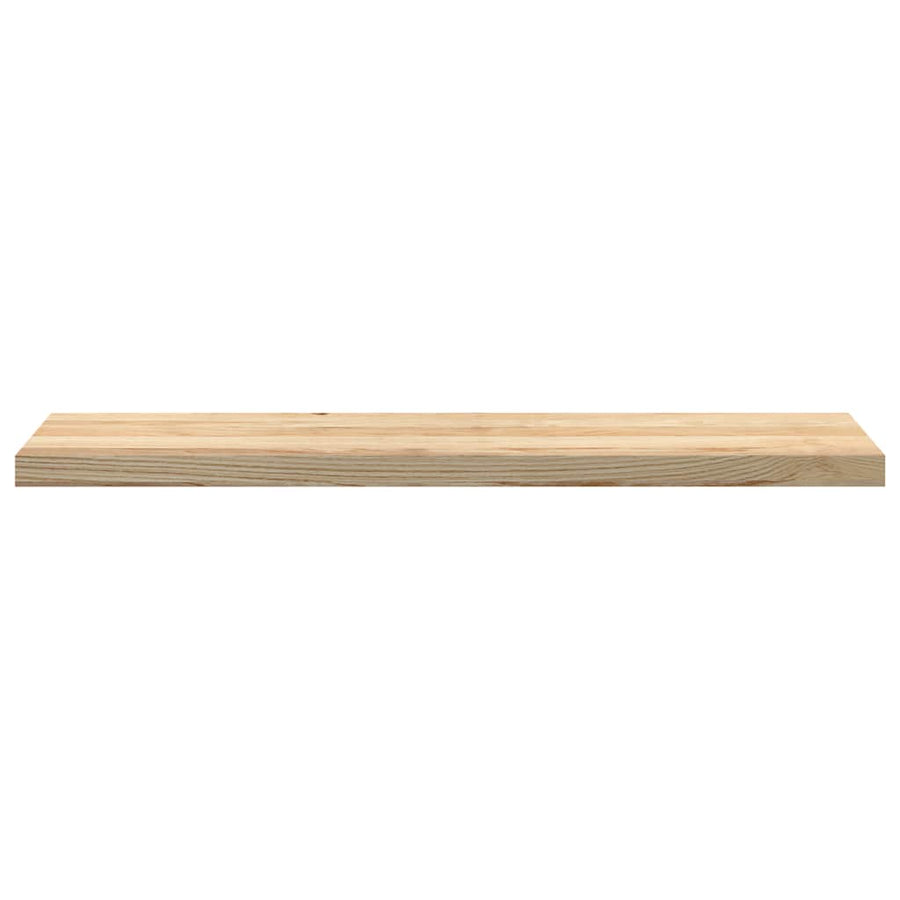 Vensterbanken 2 st onbehandeld 110x30x2 cm massief eikenhout