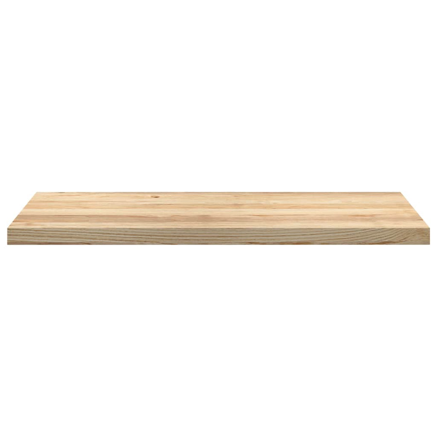 Vensterbanken 2 st onbehandeld 100x40x2 cm massief eikenhout