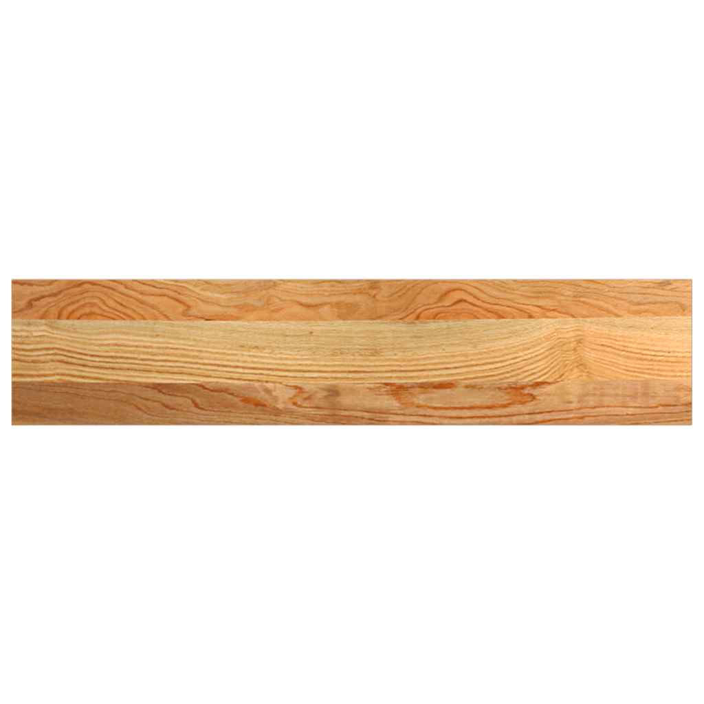 Vensterbanken 2 st 70x15x2 cm massief eikenhout lichtbruin