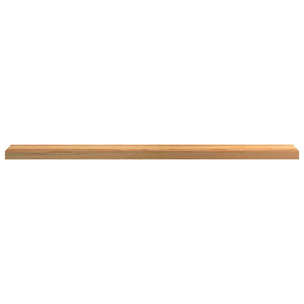 Vensterbanken 2 st 140x15x2 cm massief eikenhout lichtbruin