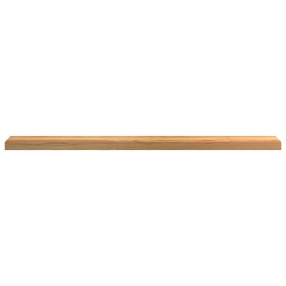 Vensterbanken 2 st 140x15x2 cm massief eikenhout lichtbruin