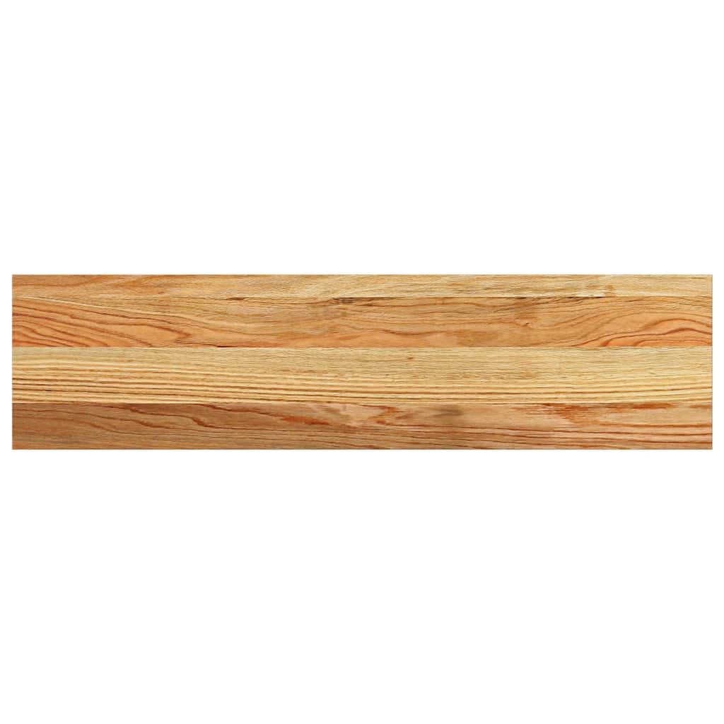 Vensterbanken 2 st 80x20x2 cm massief eikenhout lichtbruin