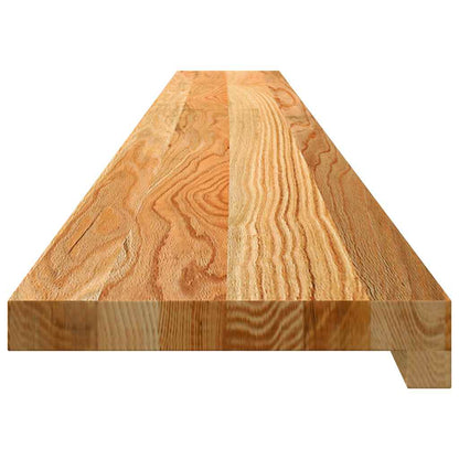 Vensterbanken 2 st 160x20x2 cm massief eikenhout lichtbruin