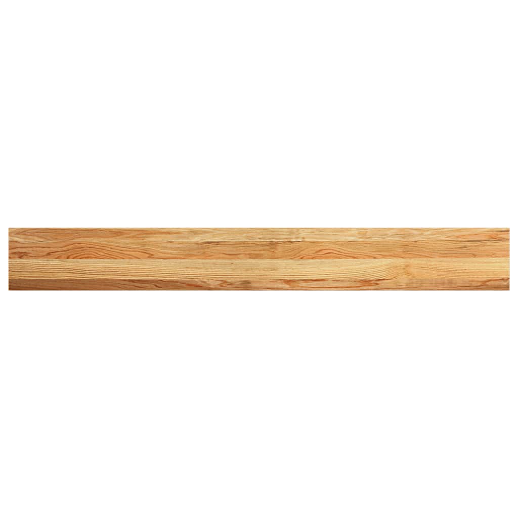 Vensterbanken 2 st 160x20x2 cm massief eikenhout lichtbruin