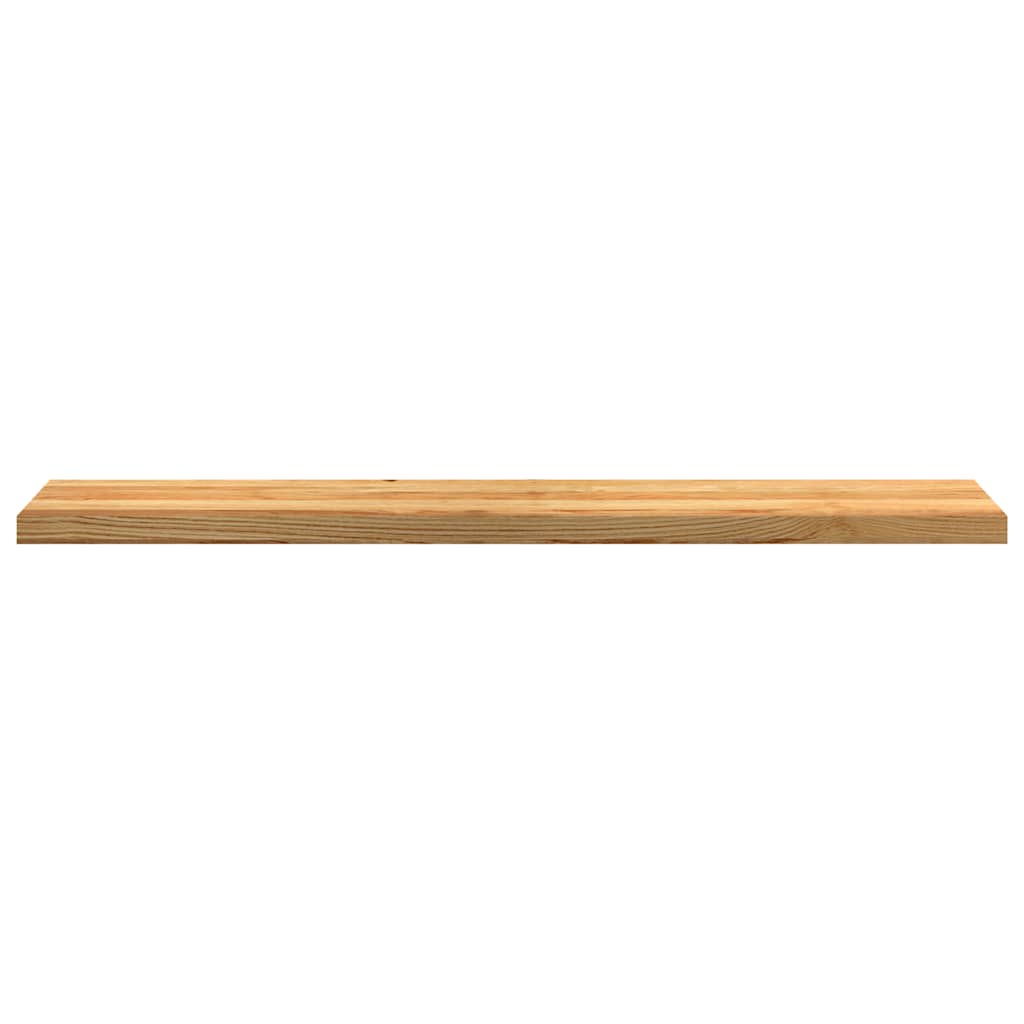 Vensterbanken 2 st 140x25x2 cm massief eikenhout lichtbruin