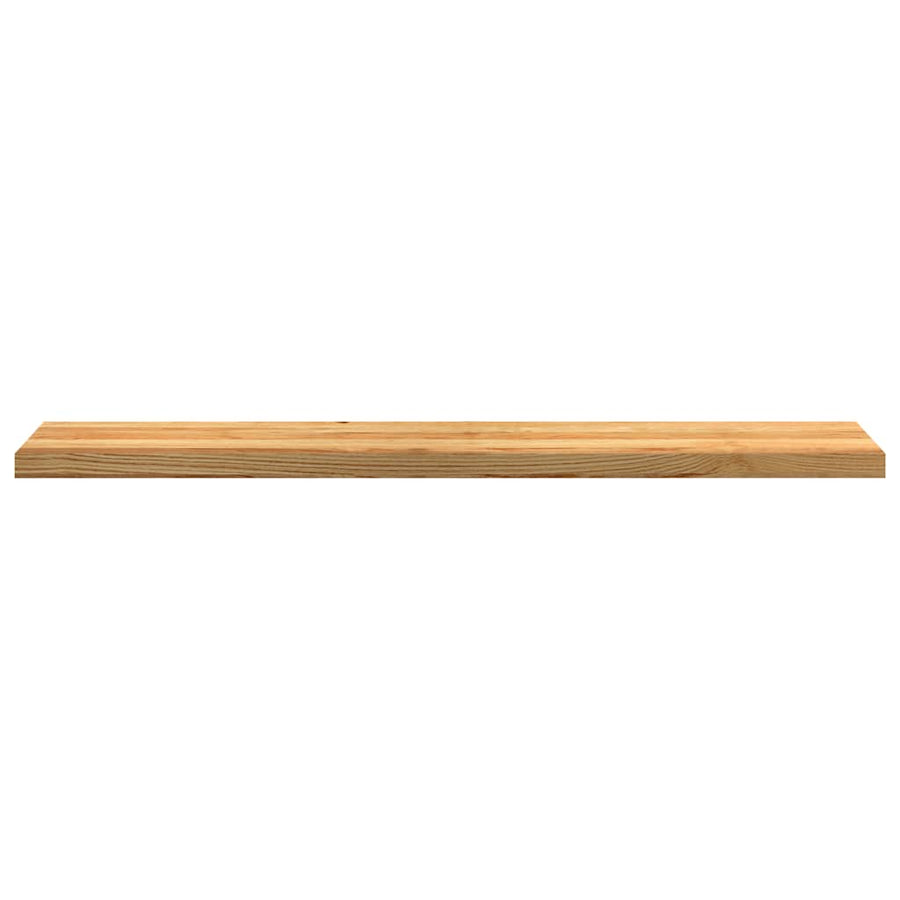 Vensterbanken 2 st 140x25x2 cm massief eikenhout lichtbruin