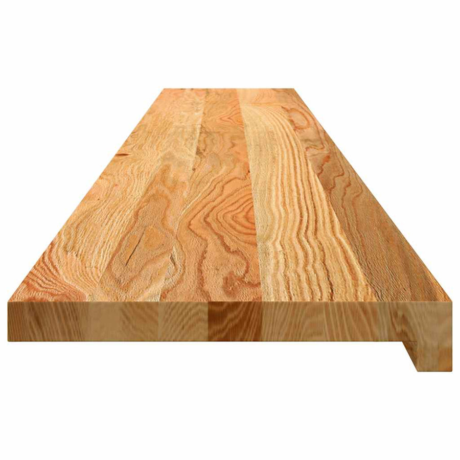 Vensterbanken 2 st 160x25x2 cm massief eikenhout lichtbruin