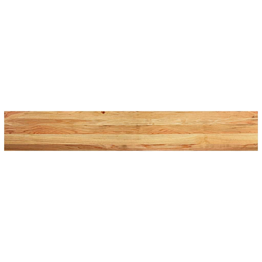 Vensterbanken 2 st 160x25x2 cm massief eikenhout lichtbruin