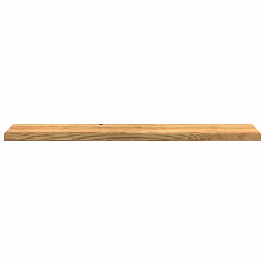 Vensterbanken 2 st 140x30x2 cm massief eikenhout lichtbruin