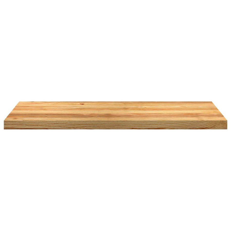 Vensterbanken 2 st 100x40x2 cm massief eikenhout lichtbruin