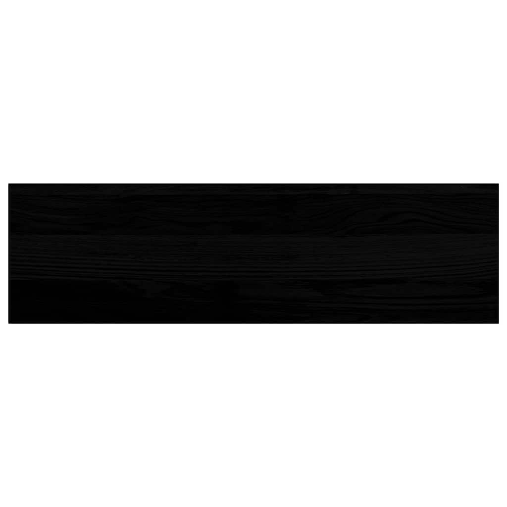 Vensterbanken 2 st 70x20x2 cm massief eikenhout donkerbruin