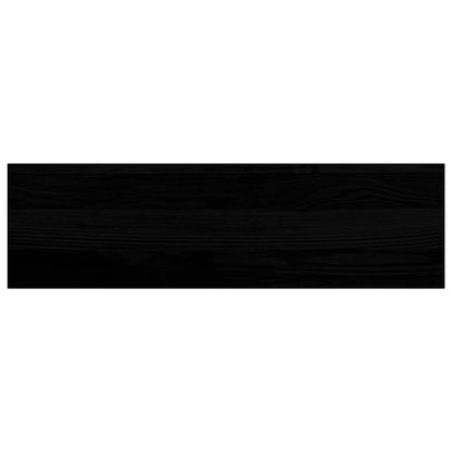Vensterbanken 2 st 70x20x2 cm massief eikenhout donkerbruin