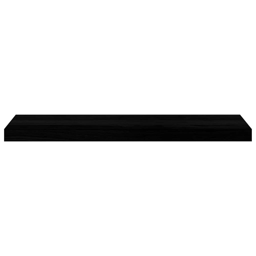 Vensterbanken 2 st 80x20x2 cm massief eikenhout donkerbruin