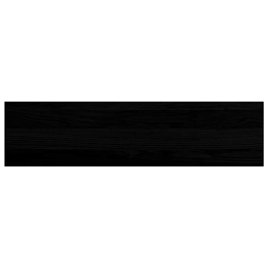 Vensterbanken 2 st 80x20x2 cm massief eikenhout donkerbruin