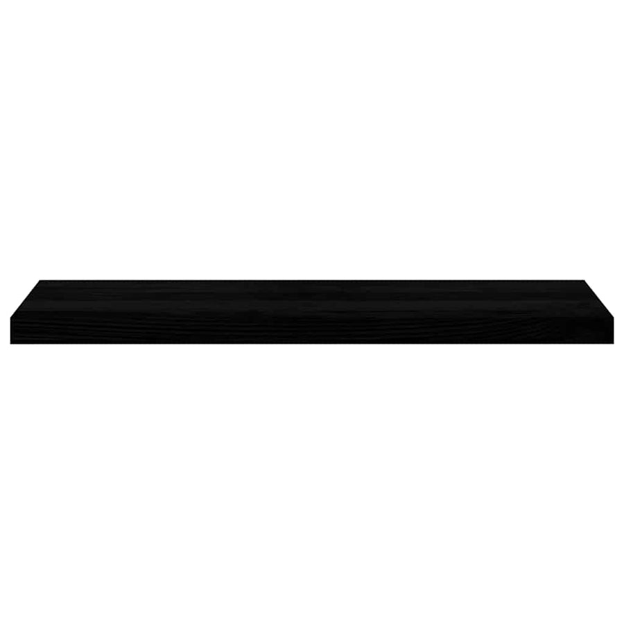 Vensterbanken 2 st 90x25x2 cm massief eikenhout donkerbruin