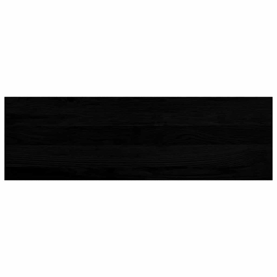 Vensterbanken 2 st 80x30x2 cm massief eikenhout donkerbruin