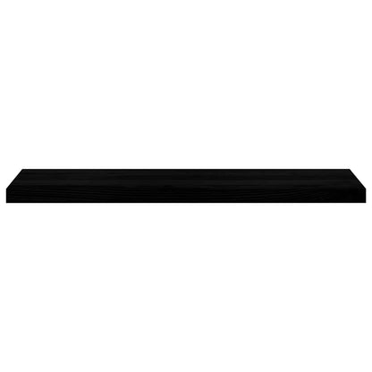 Vensterbanken 2 st 100x30x2 cm massief eikenhout donkerbruin