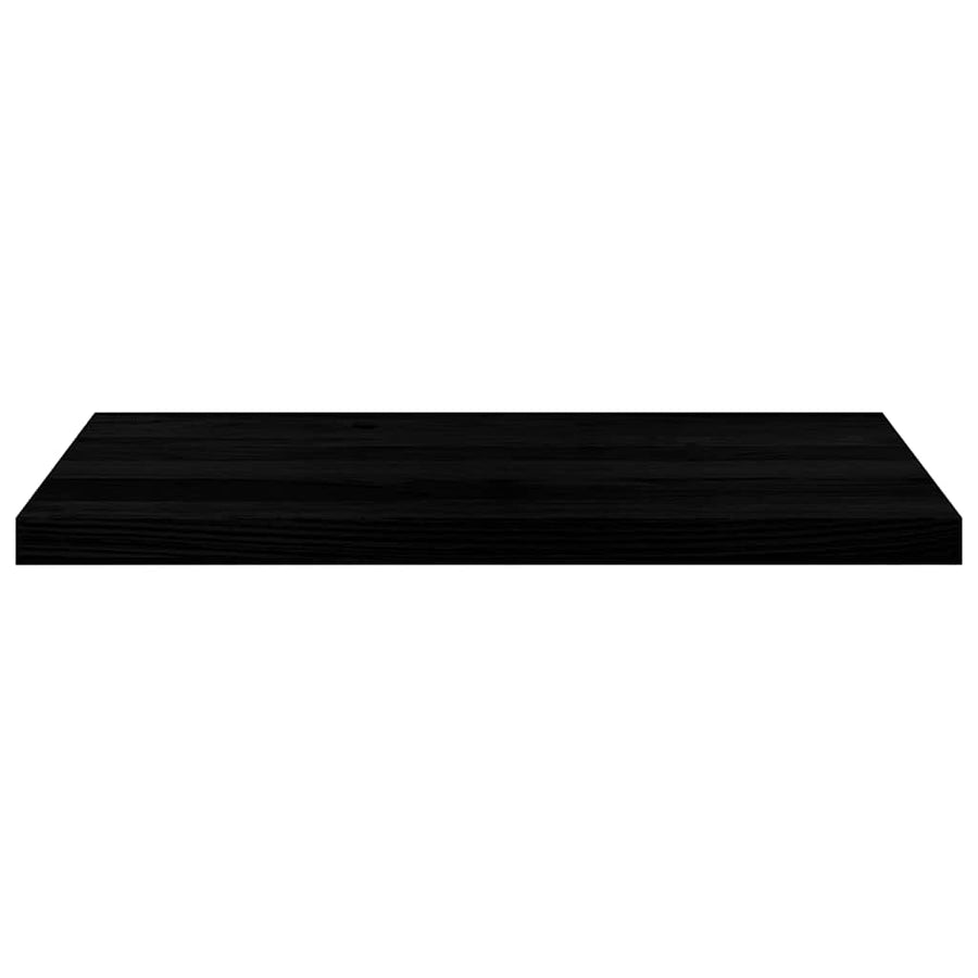 Vensterbanken 2 st 80x40x2 cm massief eikenhout donkerbruin