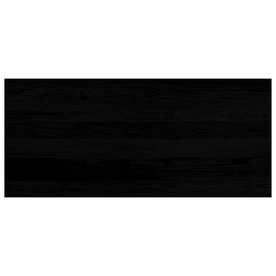 Vensterbanken 2 st 90x40x2 cm massief eikenhout donkerbruin