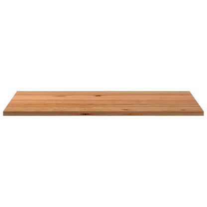 Tafelblad rechthoekig 180x90x4,2cm massief eikenhout lichtbruin