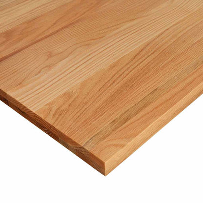 Tafelblad rechthoekig 180x90x4,2cm massief eikenhout lichtbruin