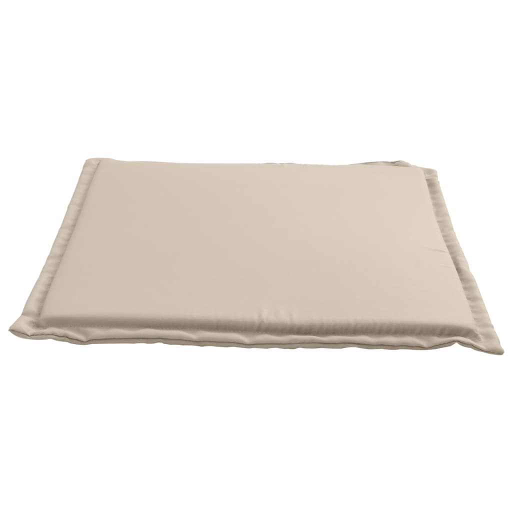 Tuinzitkussens 2 st vierkant 45x45x2 cm taupe