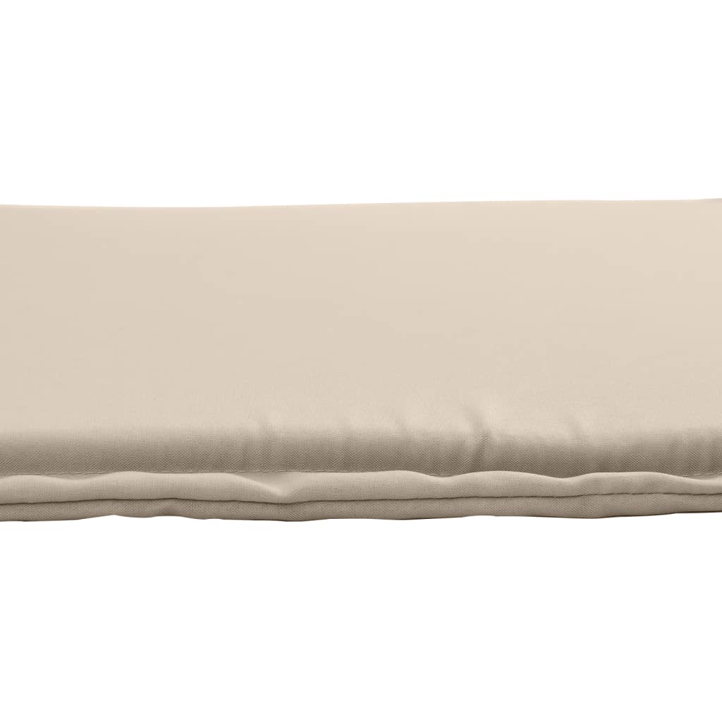 Tuinzitkussens 2 st vierkant 45x45x2 cm taupe