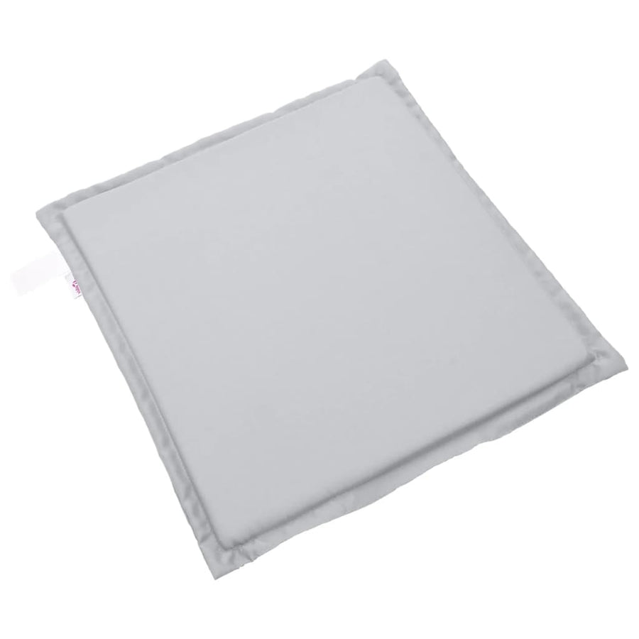 Tuinzitkussens 2 st vierkant 45x45x2 cm lichtgrijs