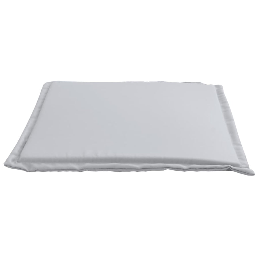 Tuinzitkussens 2 st vierkant 45x45x2 cm lichtgrijs