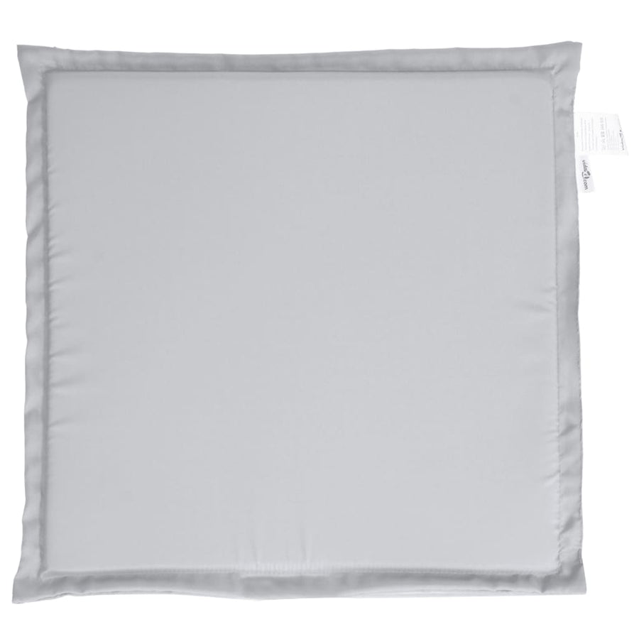 Tuinzitkussens 2 st vierkant 45x45x2 cm lichtgrijs