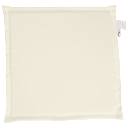 Tuinzitkussens 2 st vierkant 45x45x2 cm crèmekleurig