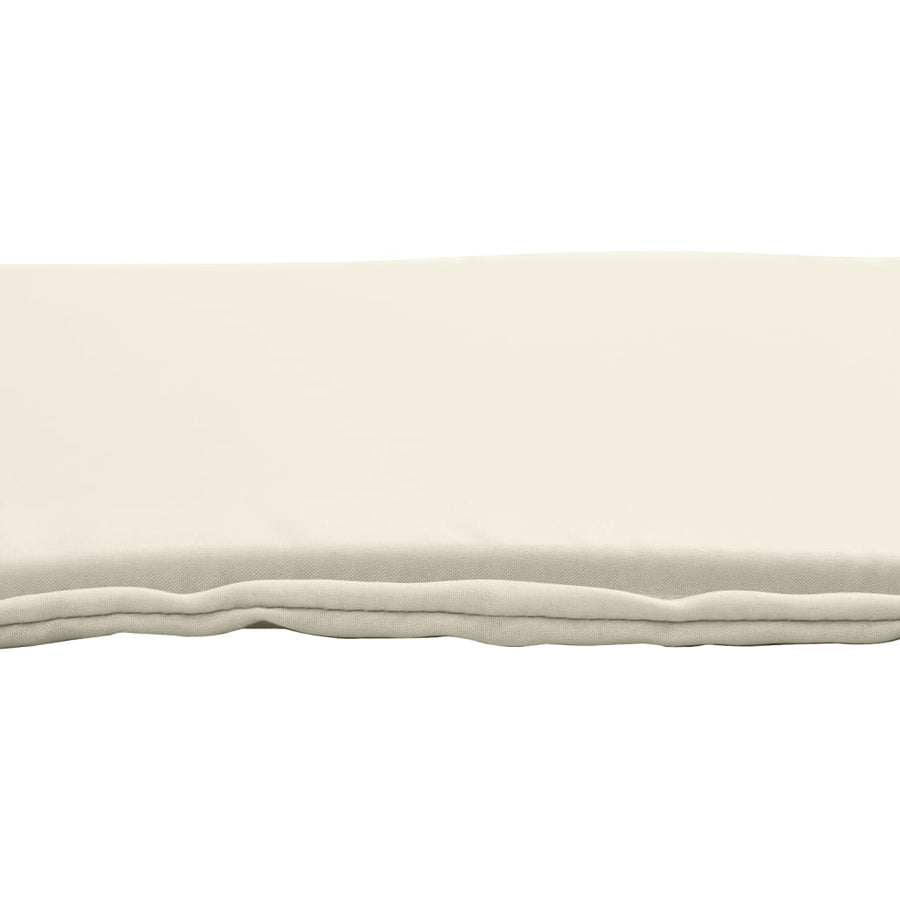 Tuinzitkussens 2 st vierkant 45x45x2 cm crèmekleurig