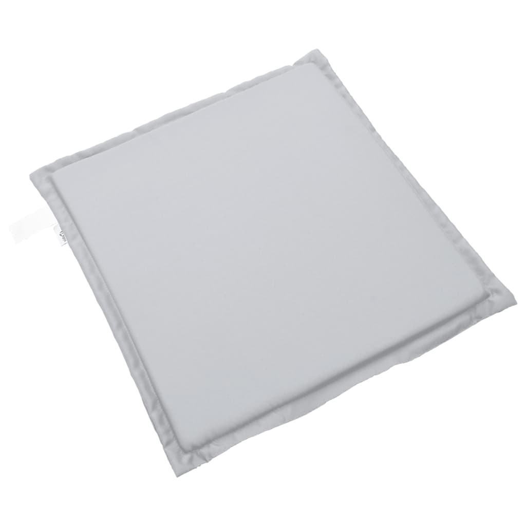 Tuinzitkussens 4 st vierkant 45x45x2 cm lichtgrijs