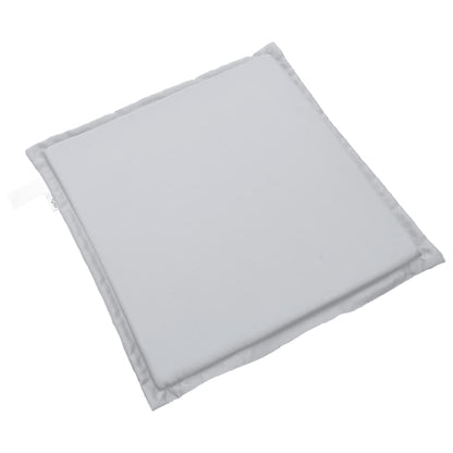 Tuinzitkussens 4 st vierkant 45x45x2 cm lichtgrijs