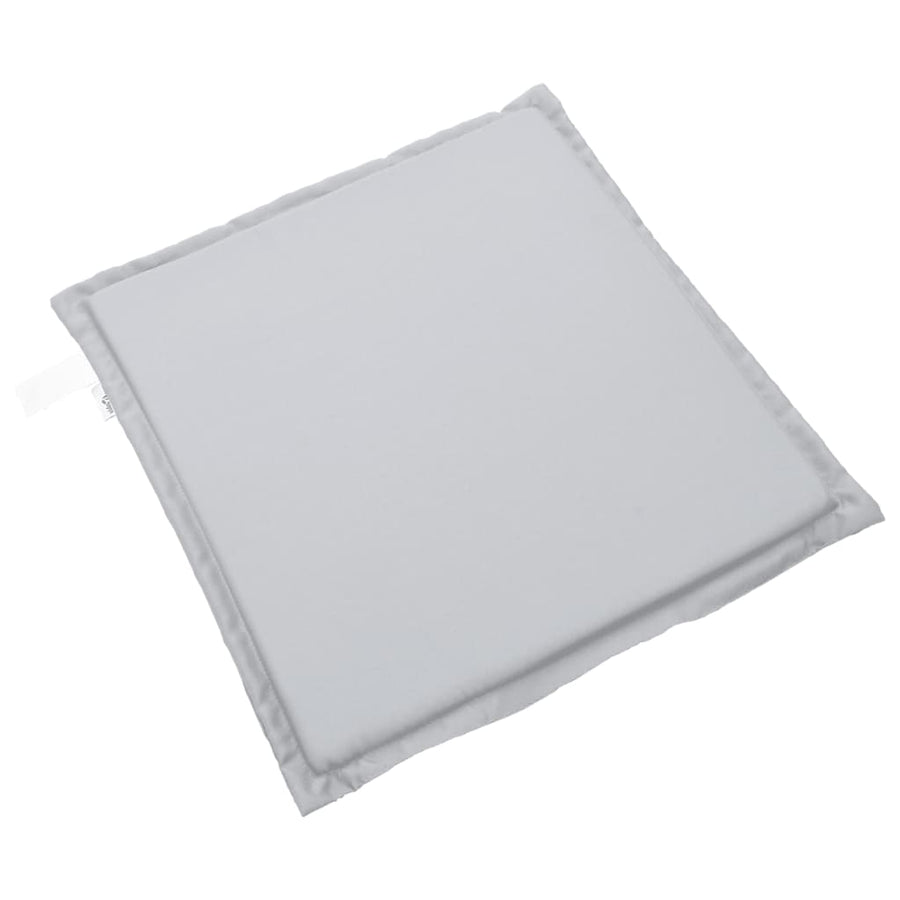 Tuinzitkussens 4 st vierkant 45x45x2 cm lichtgrijs