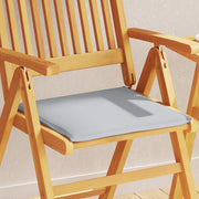 Garden seat cushions 4 pcs square 45x45x2 cm light grey