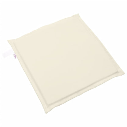 Tuinzitkussens 4 st vierkant 45x45x2 cm crèmekleurig
