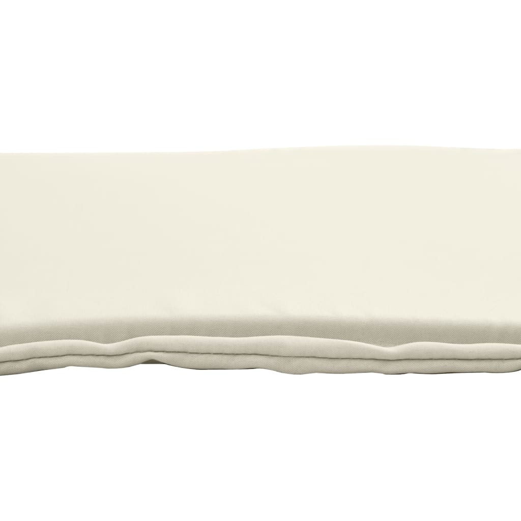 Tuinzitkussens 4 st vierkant 45x45x2 cm crèmekleurig