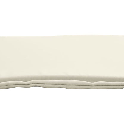 Tuinzitkussens 4 st vierkant 45x45x2 cm crèmekleurig