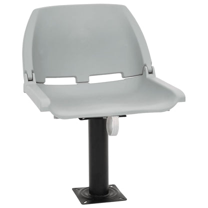 2-Delige Bootstoelenset Inklapbaar 48X51X41 Cm Grijs