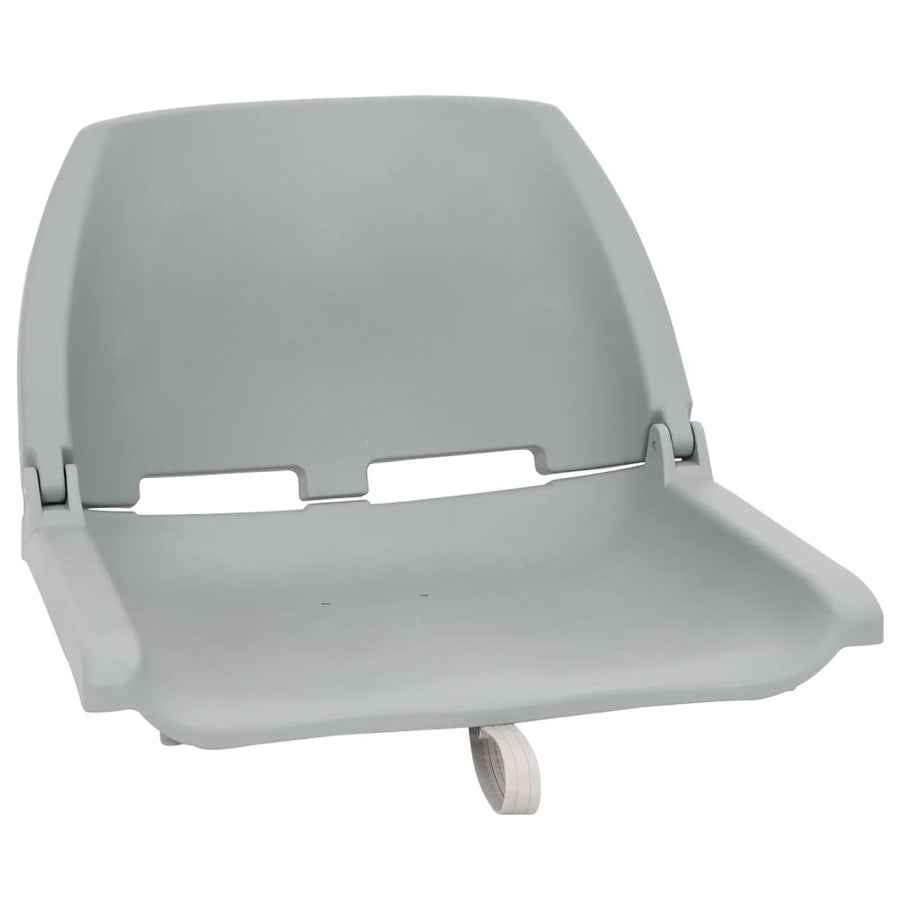 2-Delige Bootstoelenset Inklapbaar 48X51X41 Cm Grijs