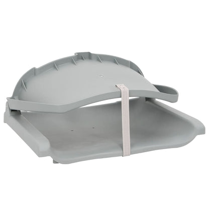2-Delige Bootstoelenset Inklapbaar 48X51X41 Cm Grijs