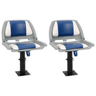 4-Piece Foldable Boat Seat Set 48x51x41 cm 4