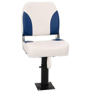 Bootstoel inklapbaar 41x36x48 cm wit blauw