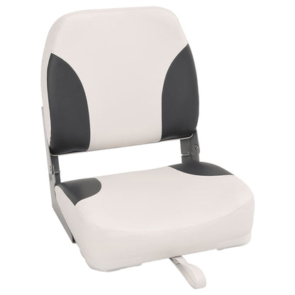 Bootstoelen 2 st inklapbaar met hoge rugleuning 41x36x48 cm