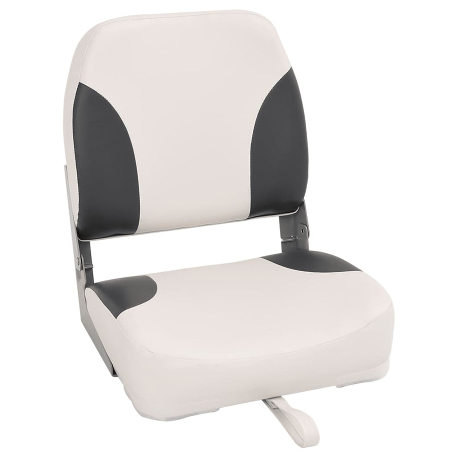 Bootstoelen 2 st inklapbaar met hoge rugleuning 41x36x48 cm