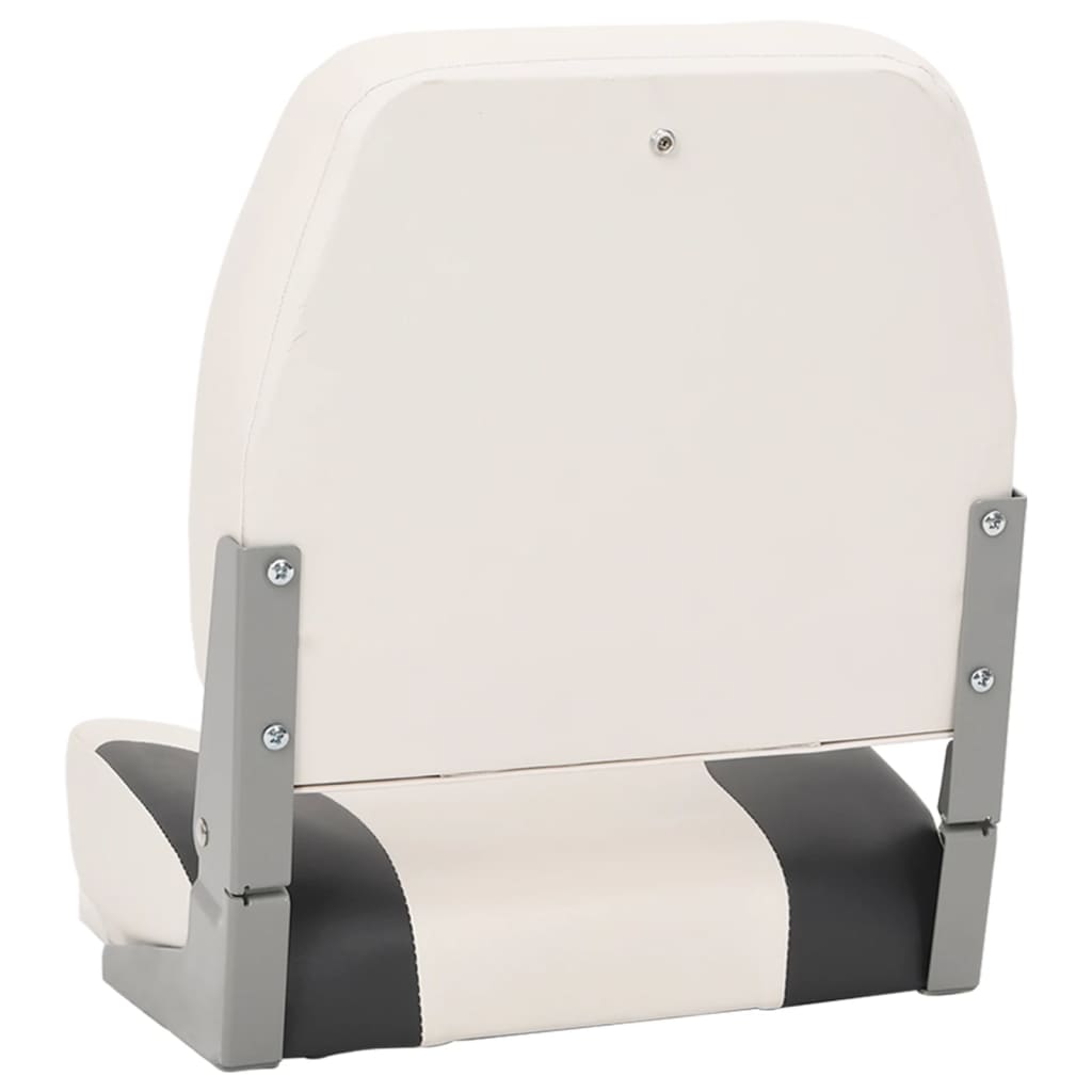 Bootstoelen 2 st inklapbaar met hoge rugleuning 41x36x48 cm