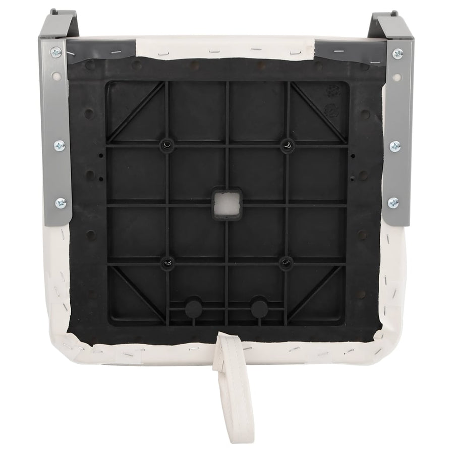 Bootstoelen 2 st inklapbaar met hoge rugleuning 41x36x48 cm