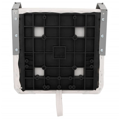 Bootstoelen 2 st inklapbaar met hoge rugleuning 44x38x55 cm