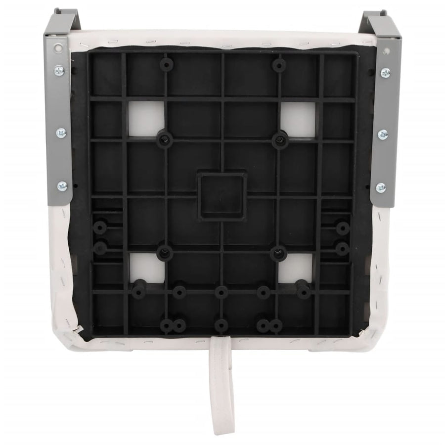 Bootstoelen 2 st inklapbaar met hoge rugleuning 44x38x55 cm